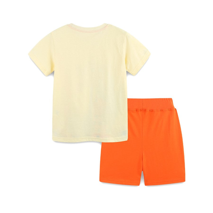 （In Production）Boys Spring&Summer Print Cotton Shorts Set