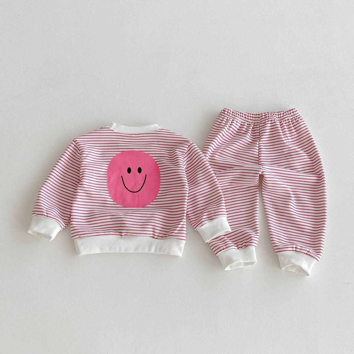 （Pre Order 2 Weeks）Girls Fall Stripe Outfit Set