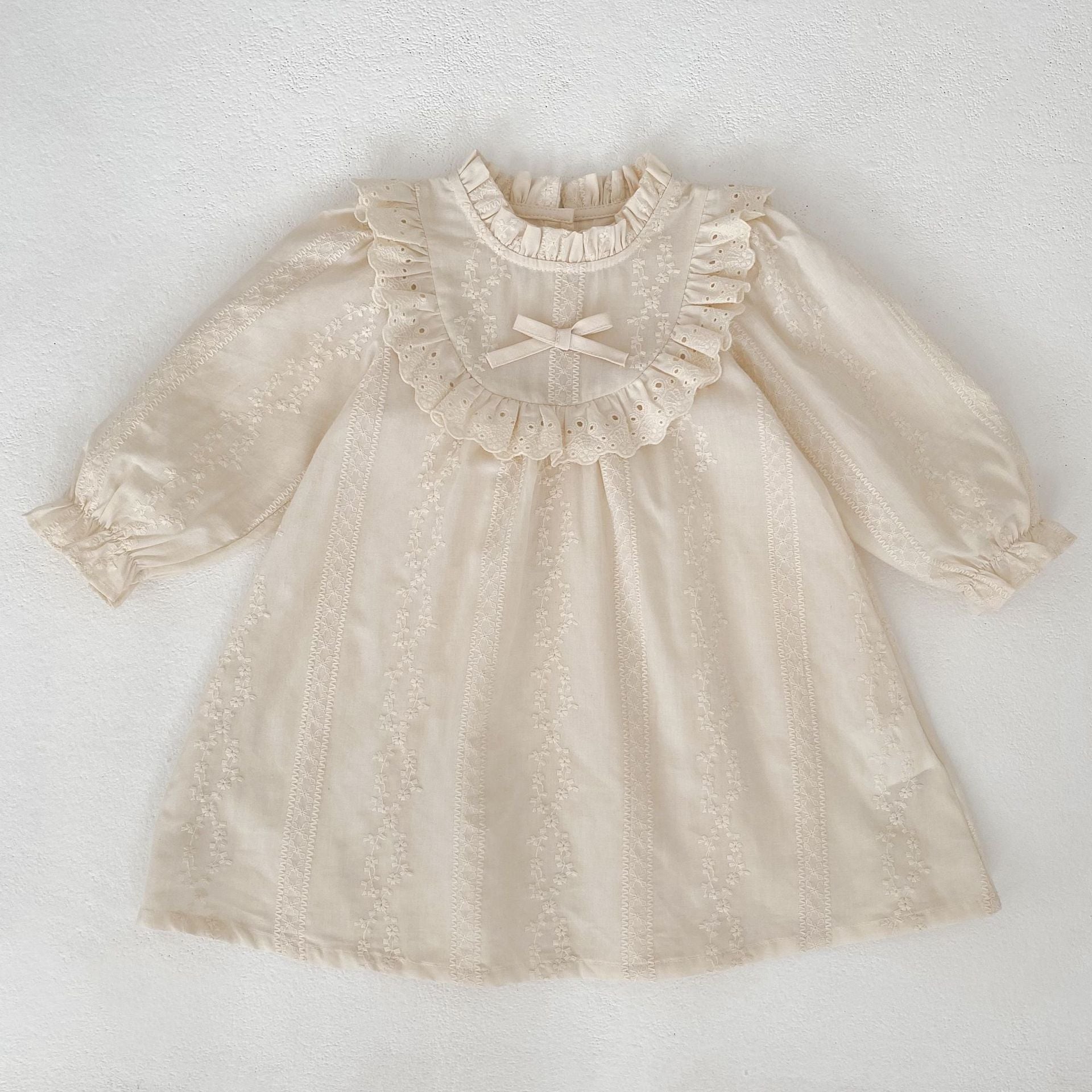 （Pre Order 2 Weeks）Sisters Fall Lace Ruffle Dress&Romper
