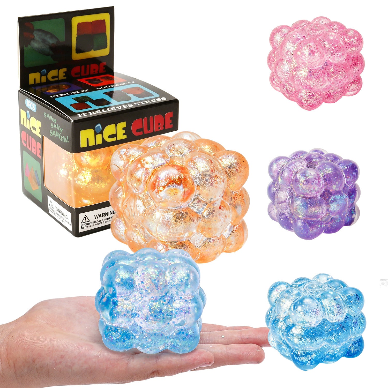 （Pre Order）Squishy Squeeze Cube Toy