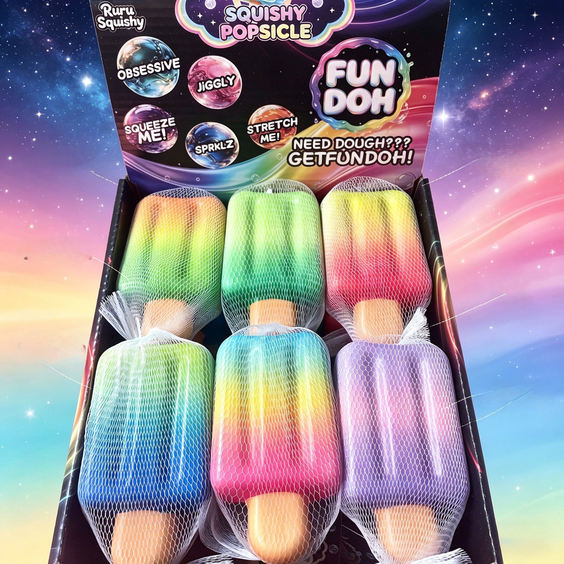 （Pre Order）Squishy Squeeze Popsicle Toy