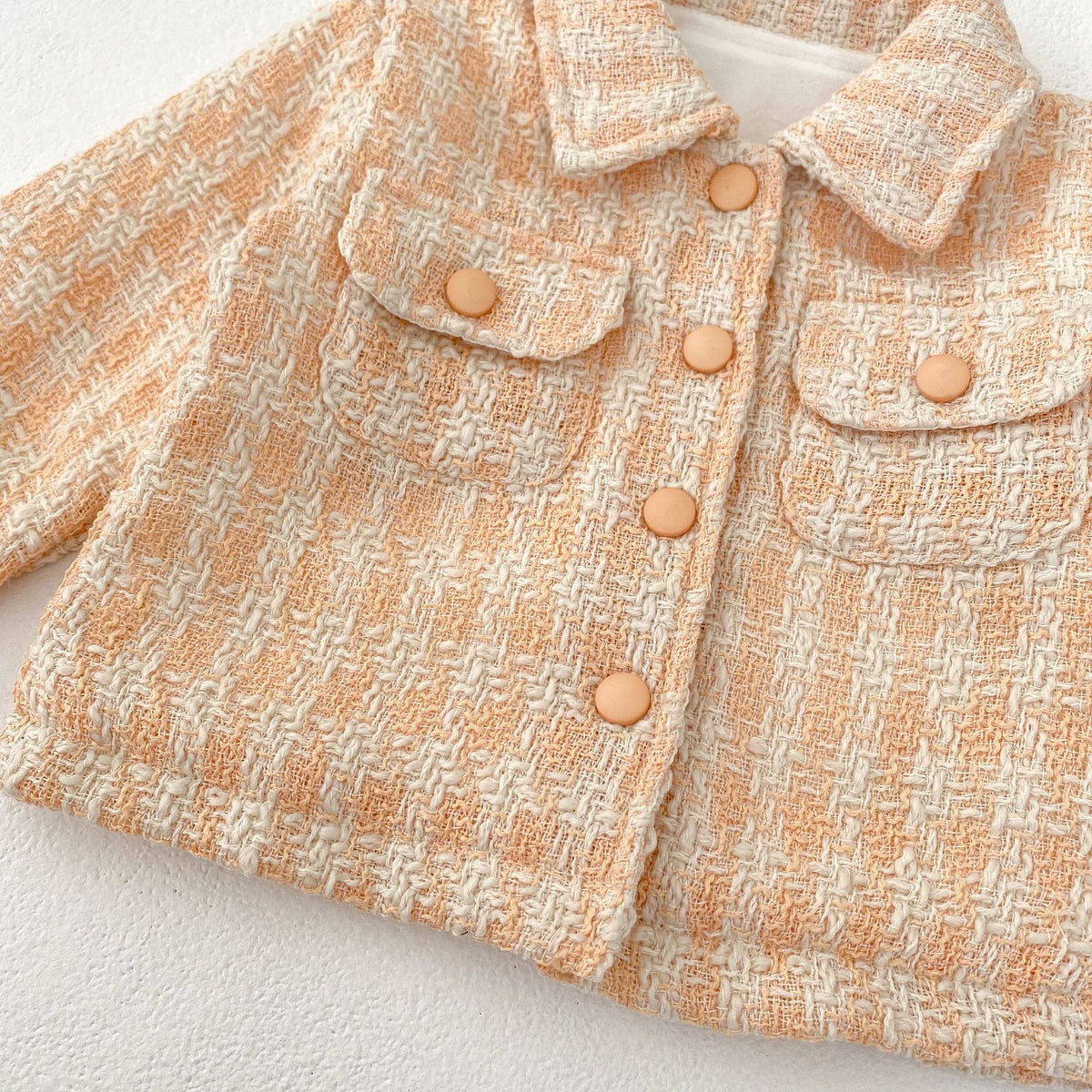 （Pre Order 2 Weeks）Kids Fall&Spring Plaid Coat