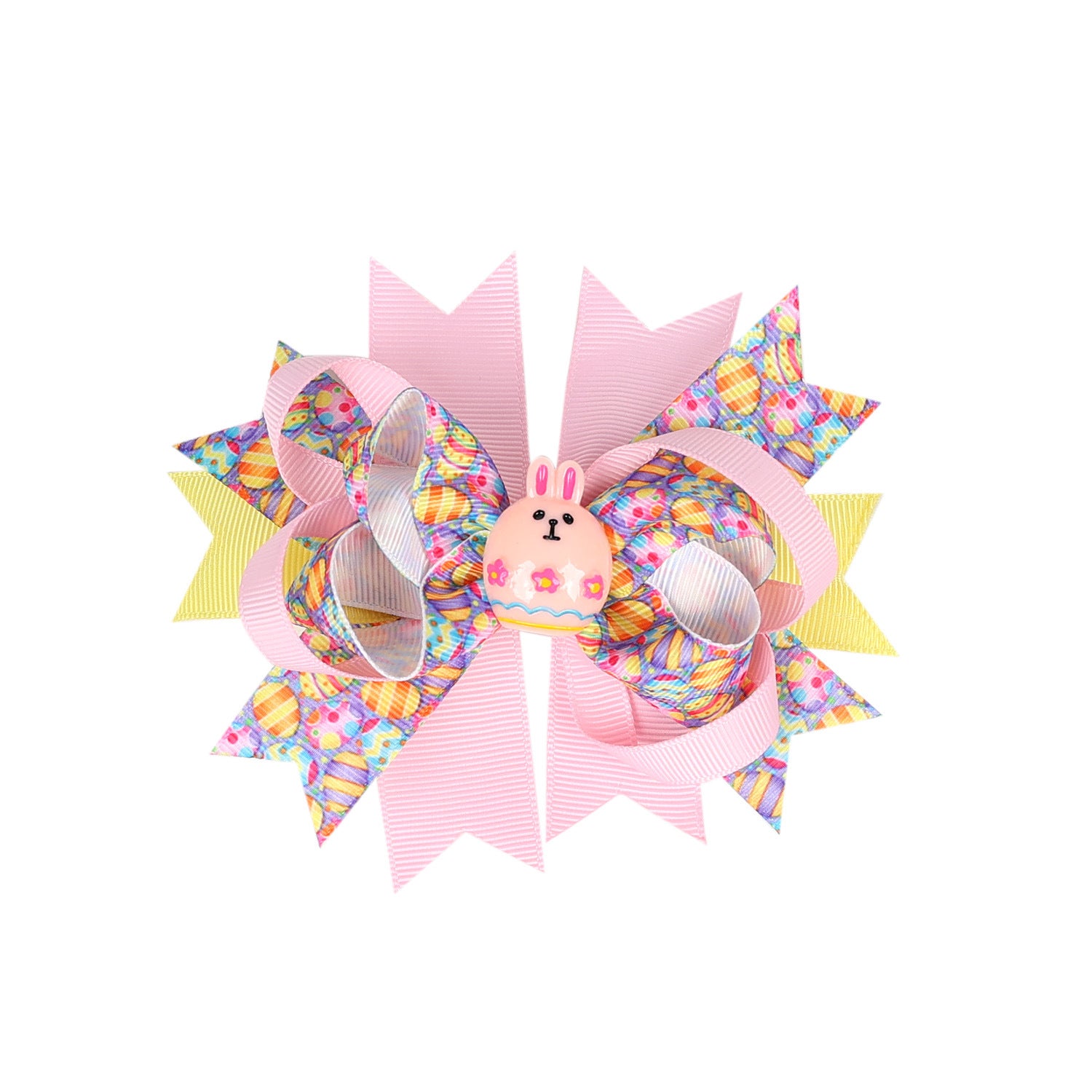 （Pre Order）Girls Easter Bunny Bow Hair Clip