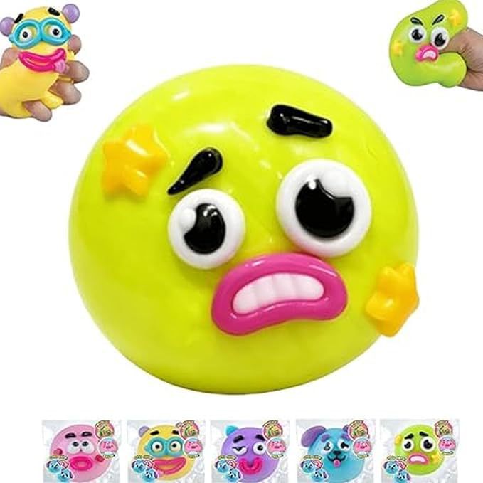 （Pre Order）Squishy Squeeze Funny Face Toy