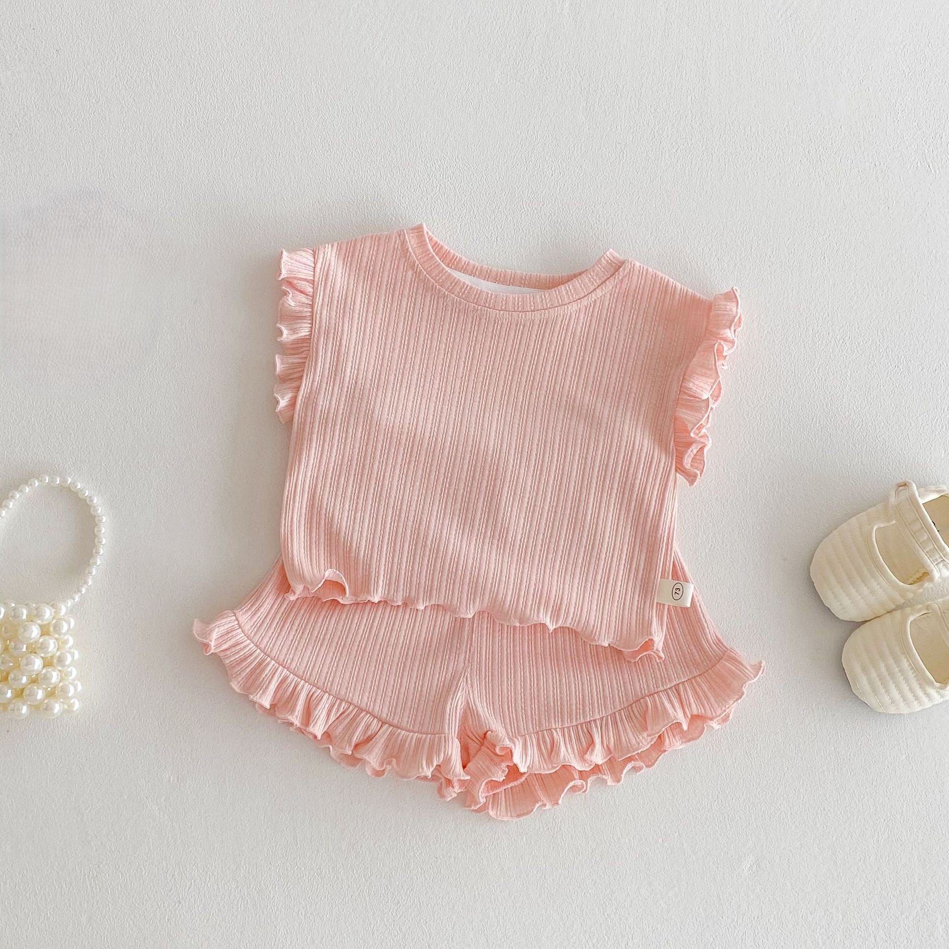 （In Production）Girls Spring&Summer Trip Shorts Set