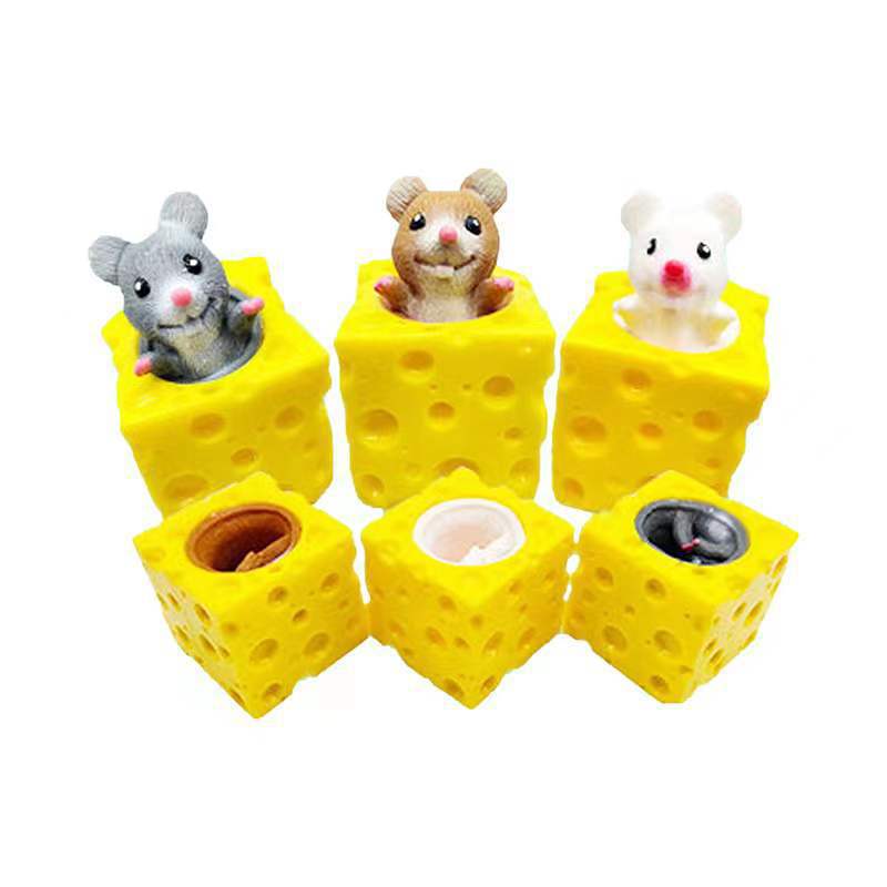 （Pre Order）Squeeze Cheese,Rat Toy