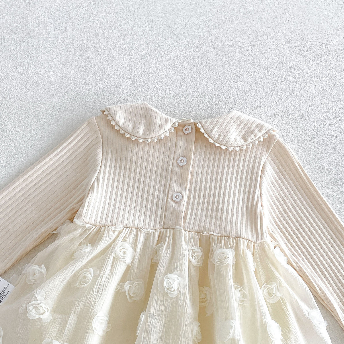 （Pre Order 2 Weeks）Toddler Girls Fall Floral Tulle Romper