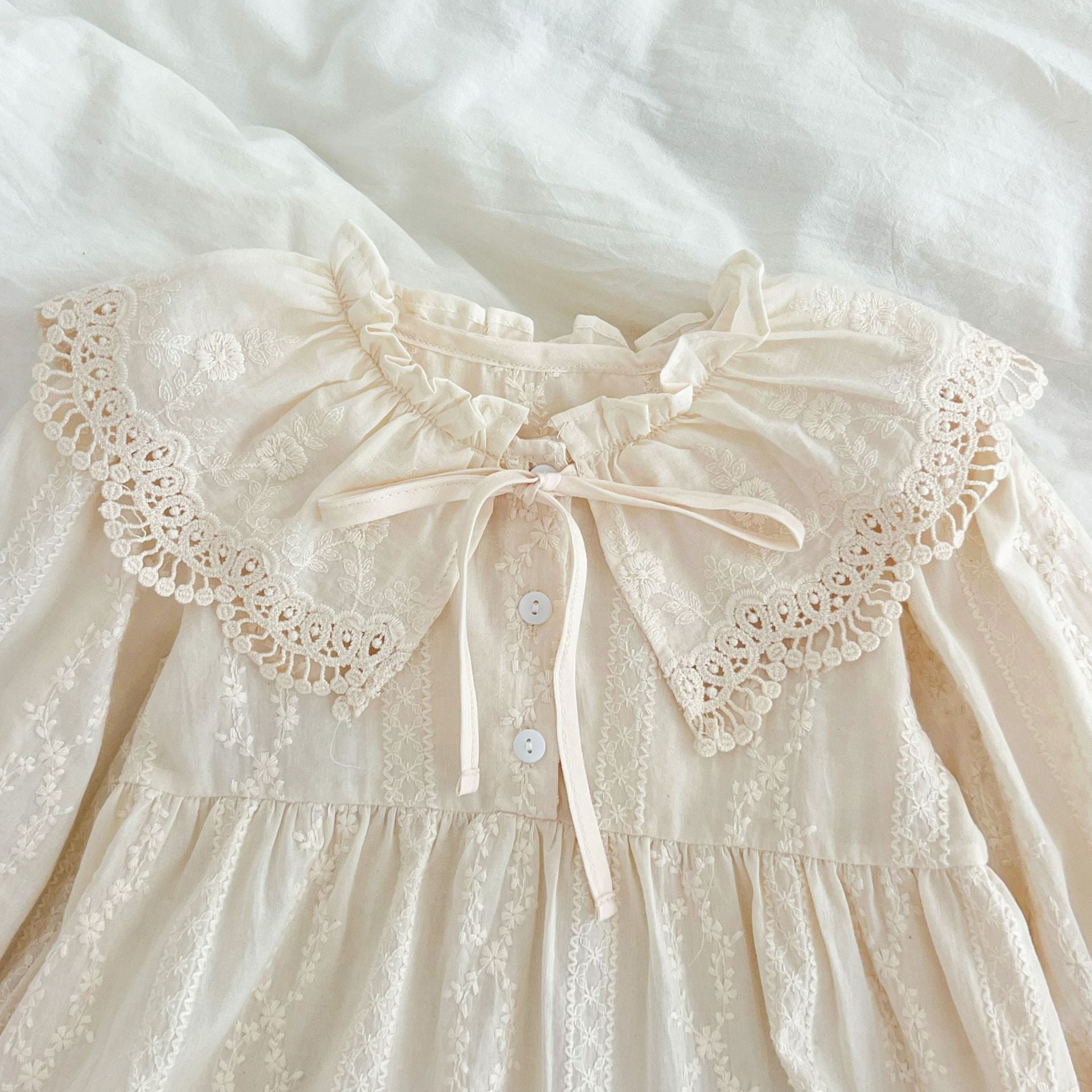 （In Production）Sisters Spring&Summer Cotton Doll Collar Dress&Romper