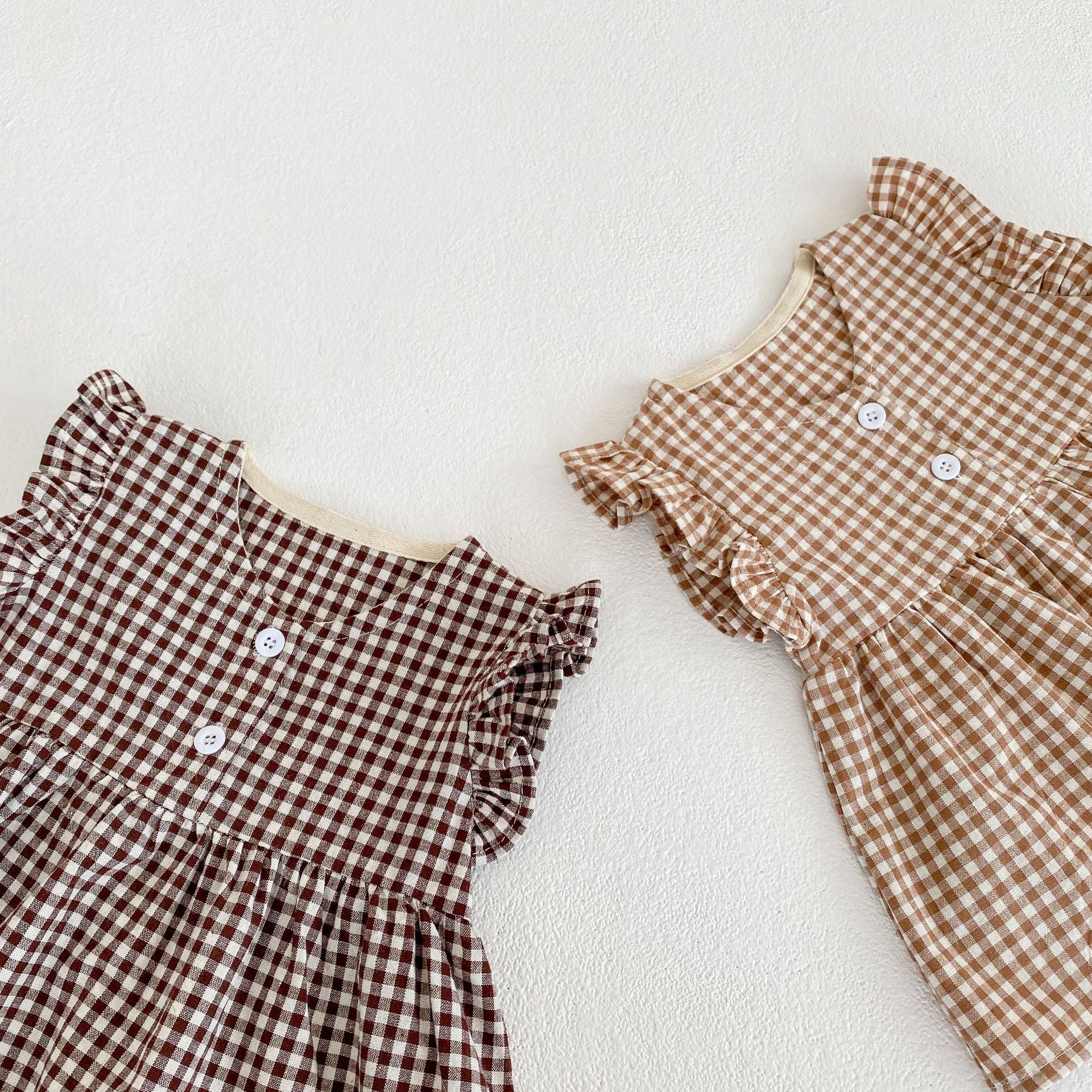 （Pre Order 2 Weeks）Toddler Girls Fall Plaid Bloomer Set