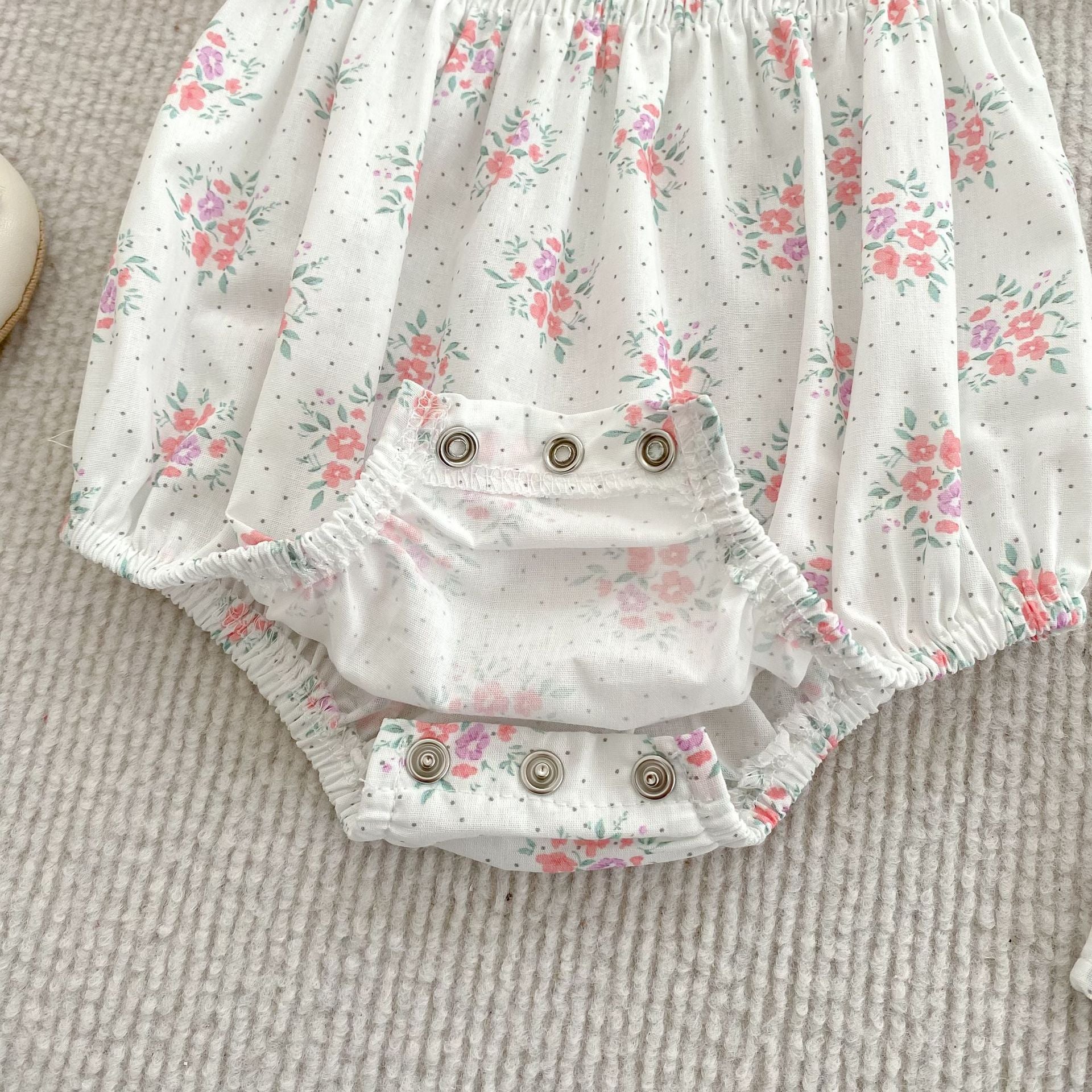 （Pre Order 2 Weeks）Sisters Floral Print Smocked Dress&Romper