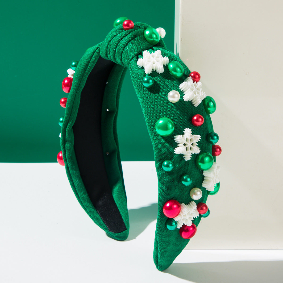 （Pre Order）Christmas Stylish Snowflake&Pearl Headband