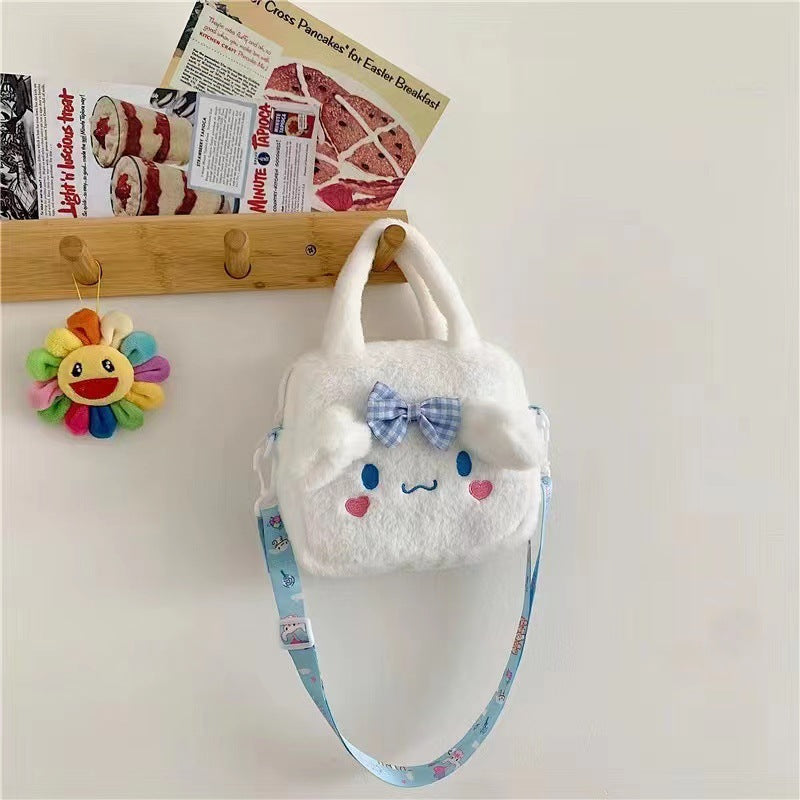 （Pre Order）Cartoon  Plush Crossbody Bag