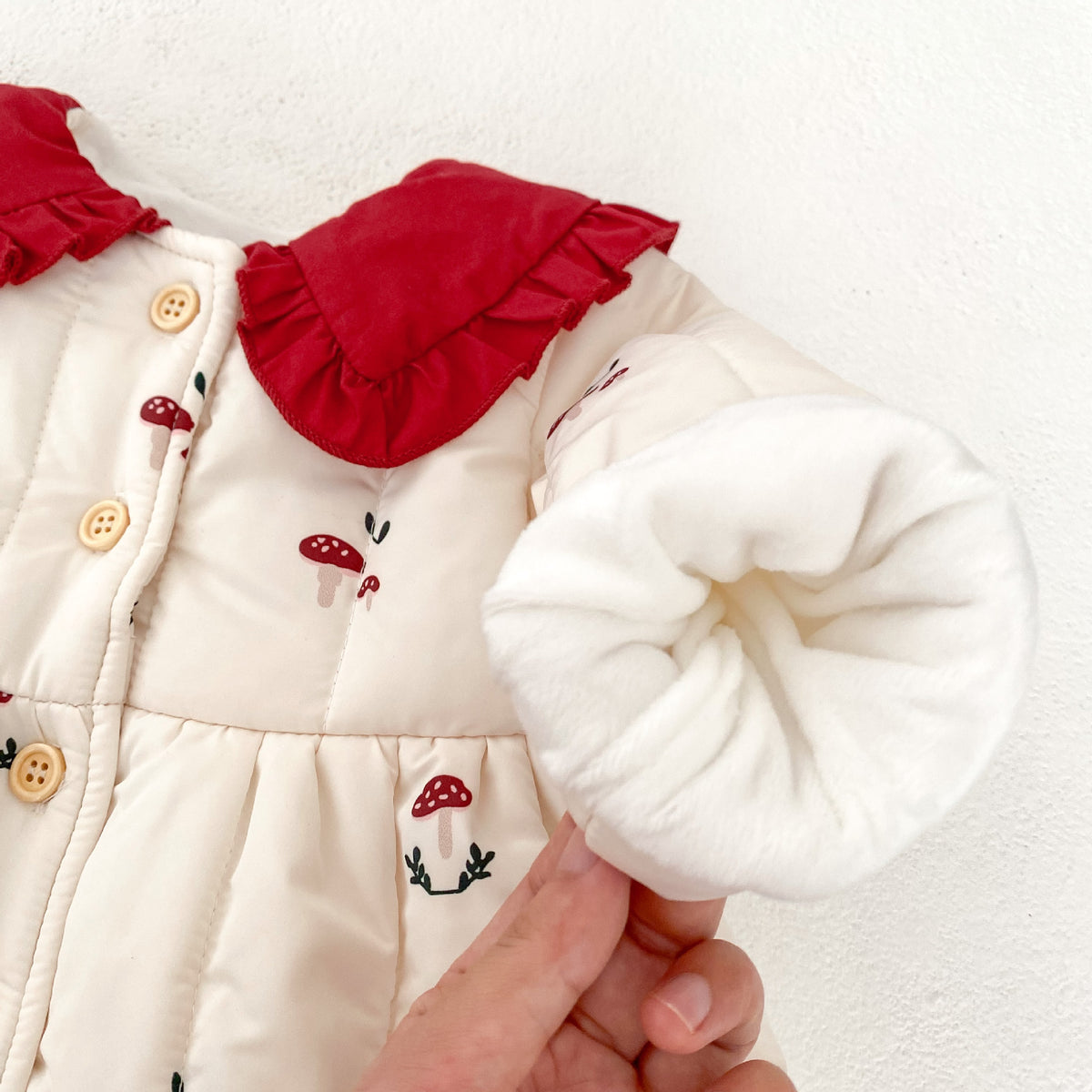 （Pre Order 2 Weeks）Girls Fall&Winter Baby Collar Coat