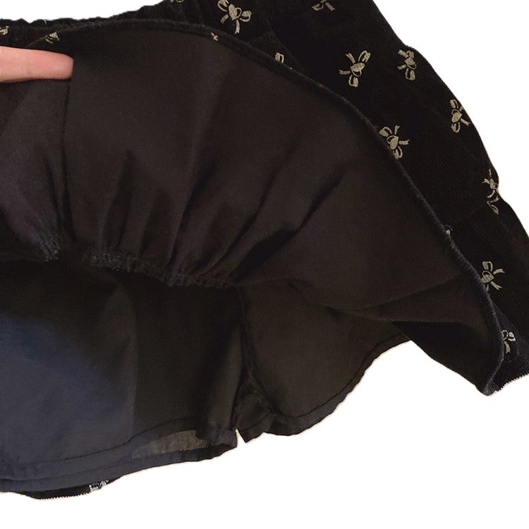 （In Production）Girls Fall&Winter Bow Sweater Skirt Set