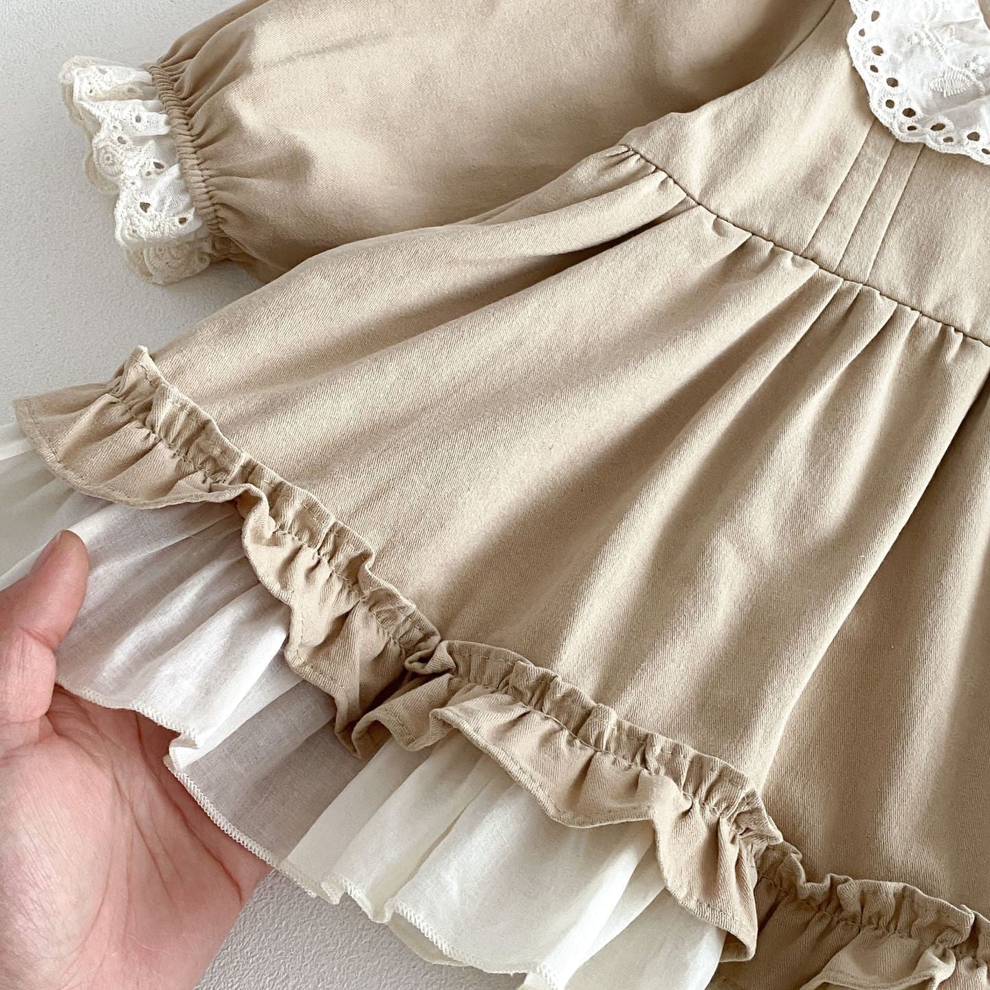 （Pre Order 2 Weeks）Girls Fall Ruffle Dress