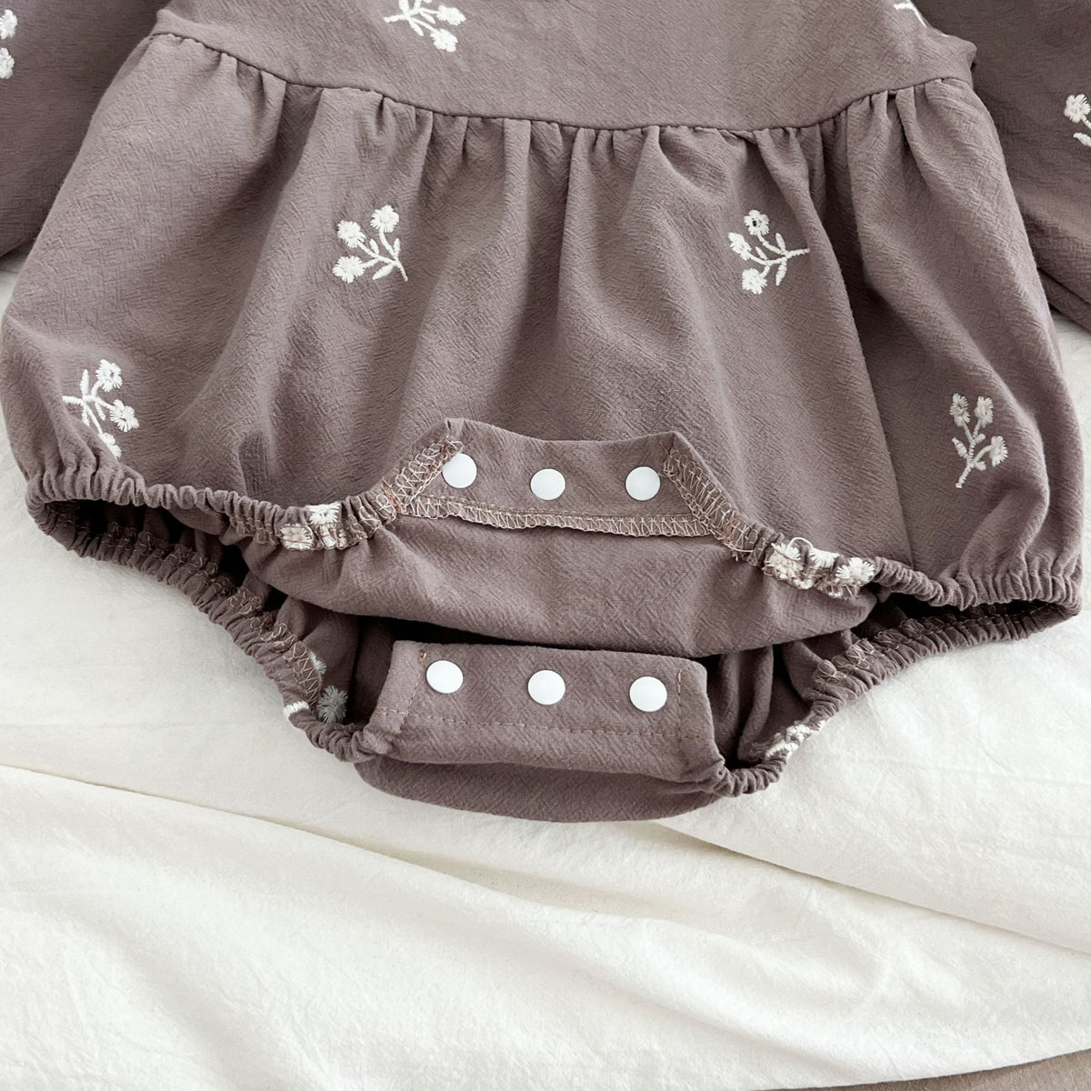 （Pre Order 2 Weeks）Sisters Fall Floral Embroidery Dress&Romper
