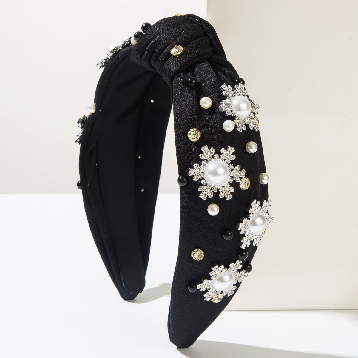 （Pre Order）Christmas Stylish Snowflake&Pearl Headband