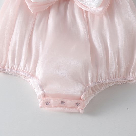 （In Production）Toddler Girls Spring&Summer Pink Ruffle Romper