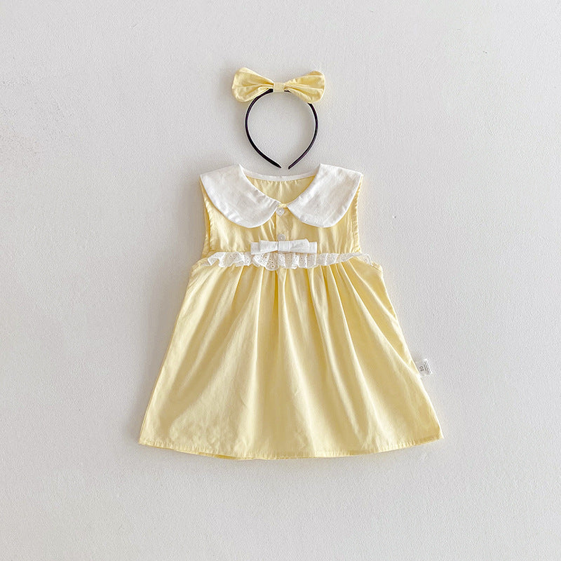 （In Production）Sisters Spring&Summer Yellow Dress,Romper