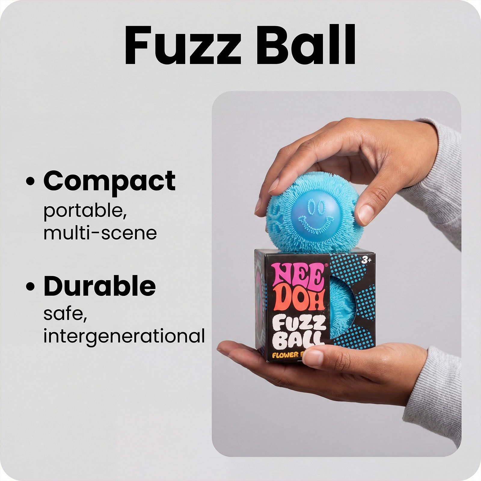 （Pre Order）Squeeze Fuzz Ball Toy