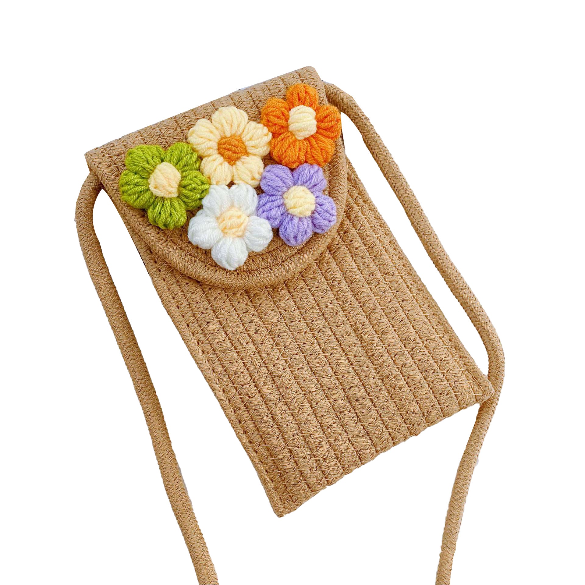（Pre Order）Girls Spring and Summer Floral Crossbody Bag