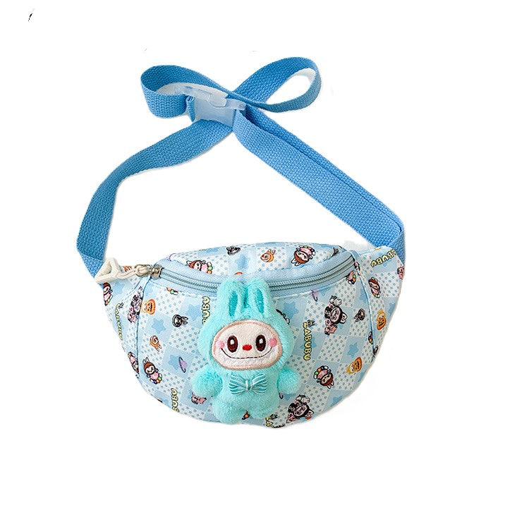 （Pre Order）Kids Cartoon Plush Toy Waist Bag