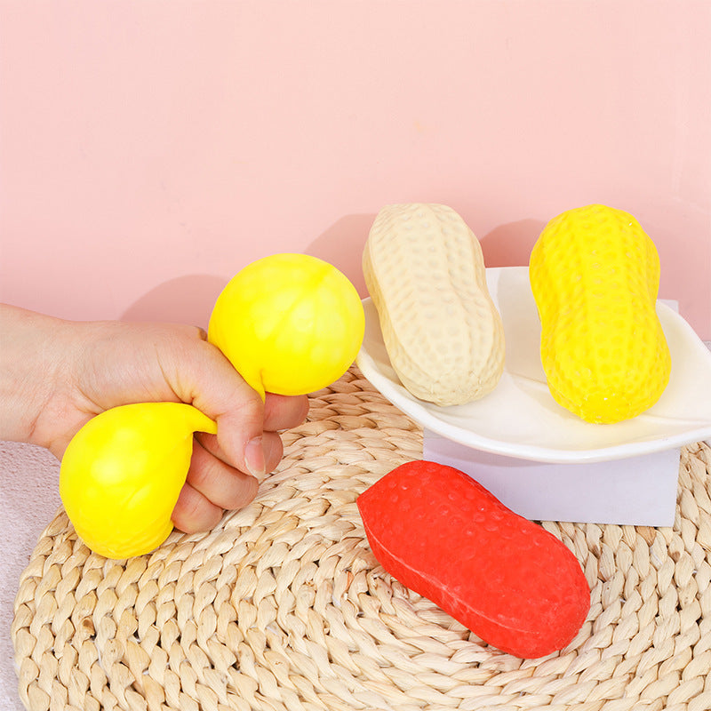 （Pre Order）Squeeze Peanuts, Hamburgers, Corn Toy