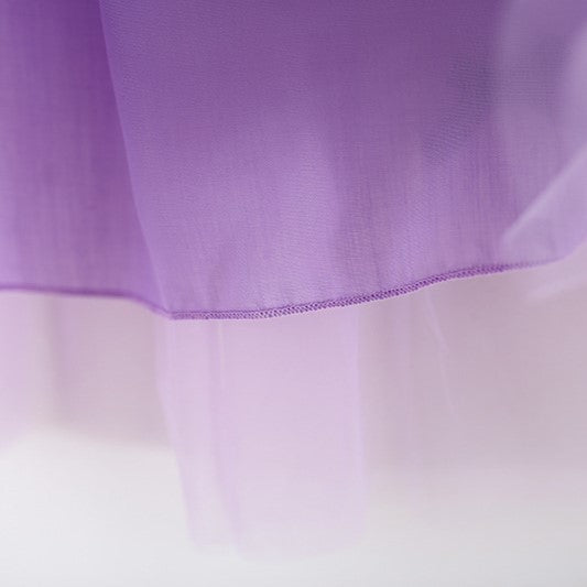 （Pre Order）Girls Spring and Summer Cartoon Purple Tulle Dress