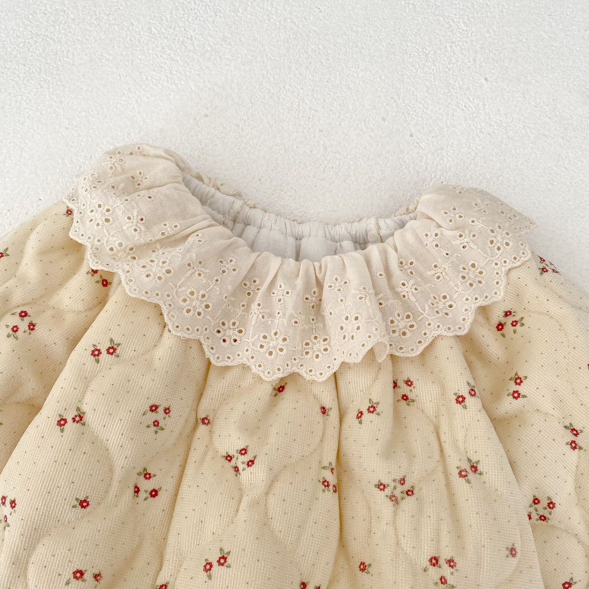 （Pre Order 2 Weeks）Toddler Girls Fall Floral Lace Romper