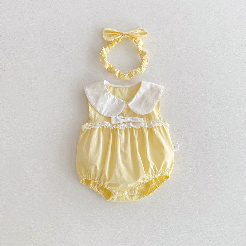 （In Production）Sisters Spring&Summer Yellow Dress,Romper