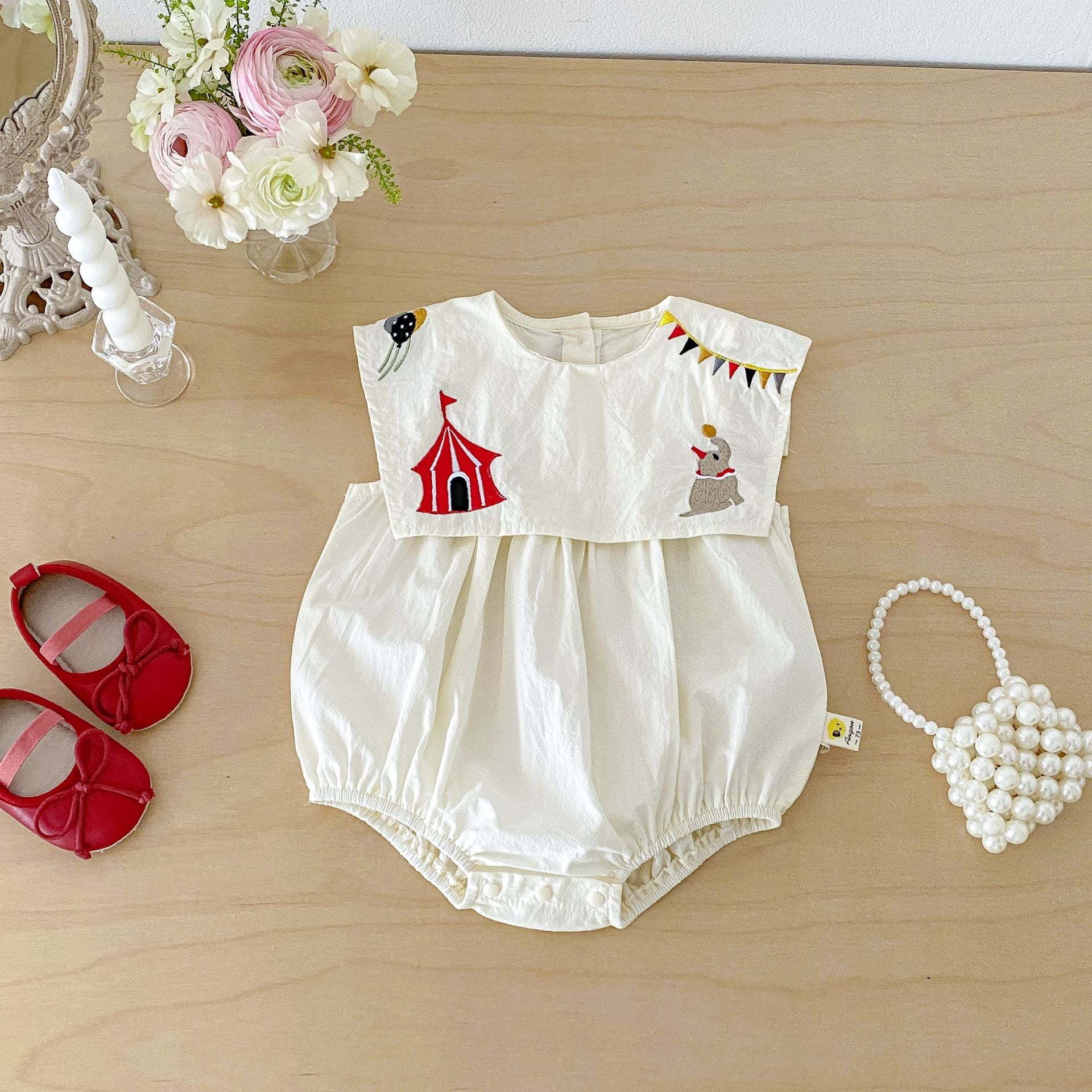 （In Production）Sisters Summer Circus Embroidery Dress&Romper