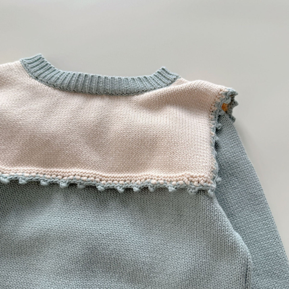 （Pre Order 2 Weeks）Kids Fall Bird Embroidery Sweater Cardigan with Pockets