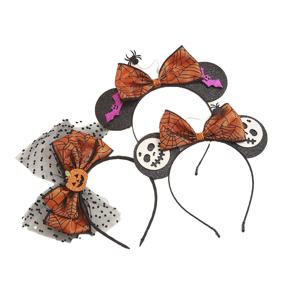 （Pre Order）Girls Halloween Cartoon Headband