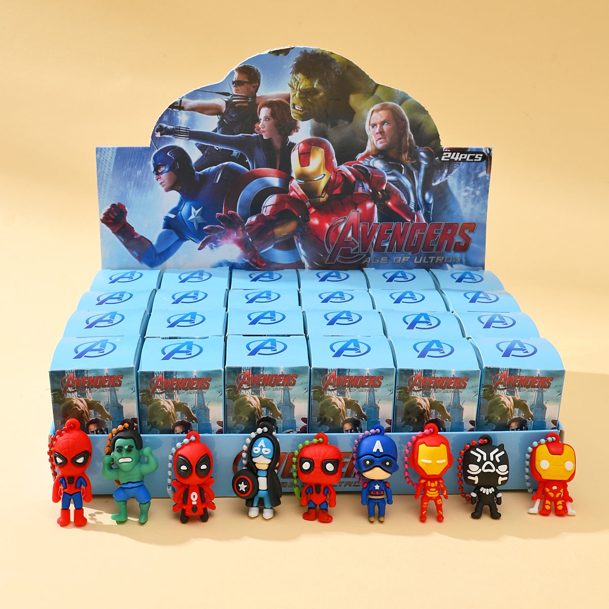 （Pre Order）Multi-style Cartoon Pendant Blind Box-24 Pcs to a box