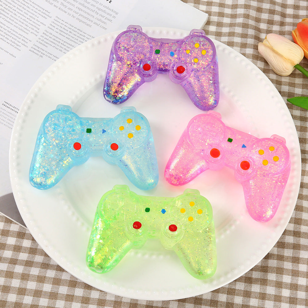 （Pre Order）Squishy Squeeze Glitter Gamepad Toy