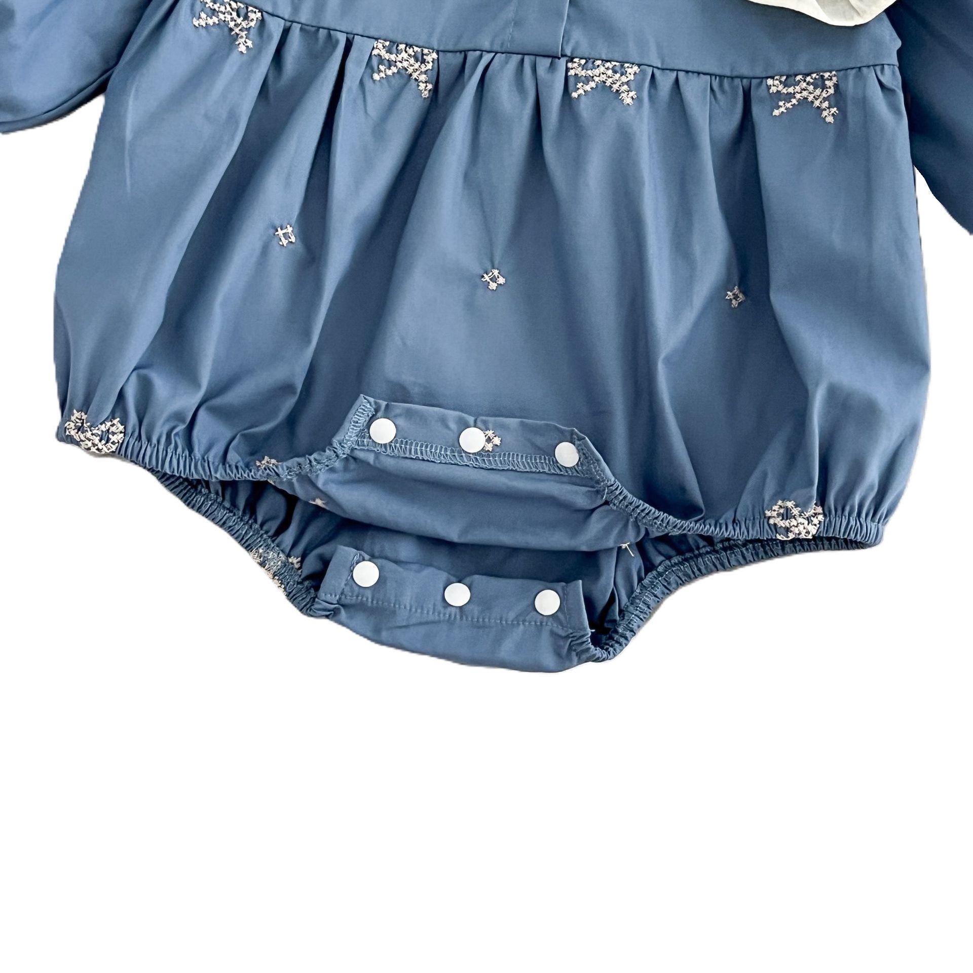 （In Production）Sisters Spring&Summer Bow Embroidery Doll Collar Dress&Romper