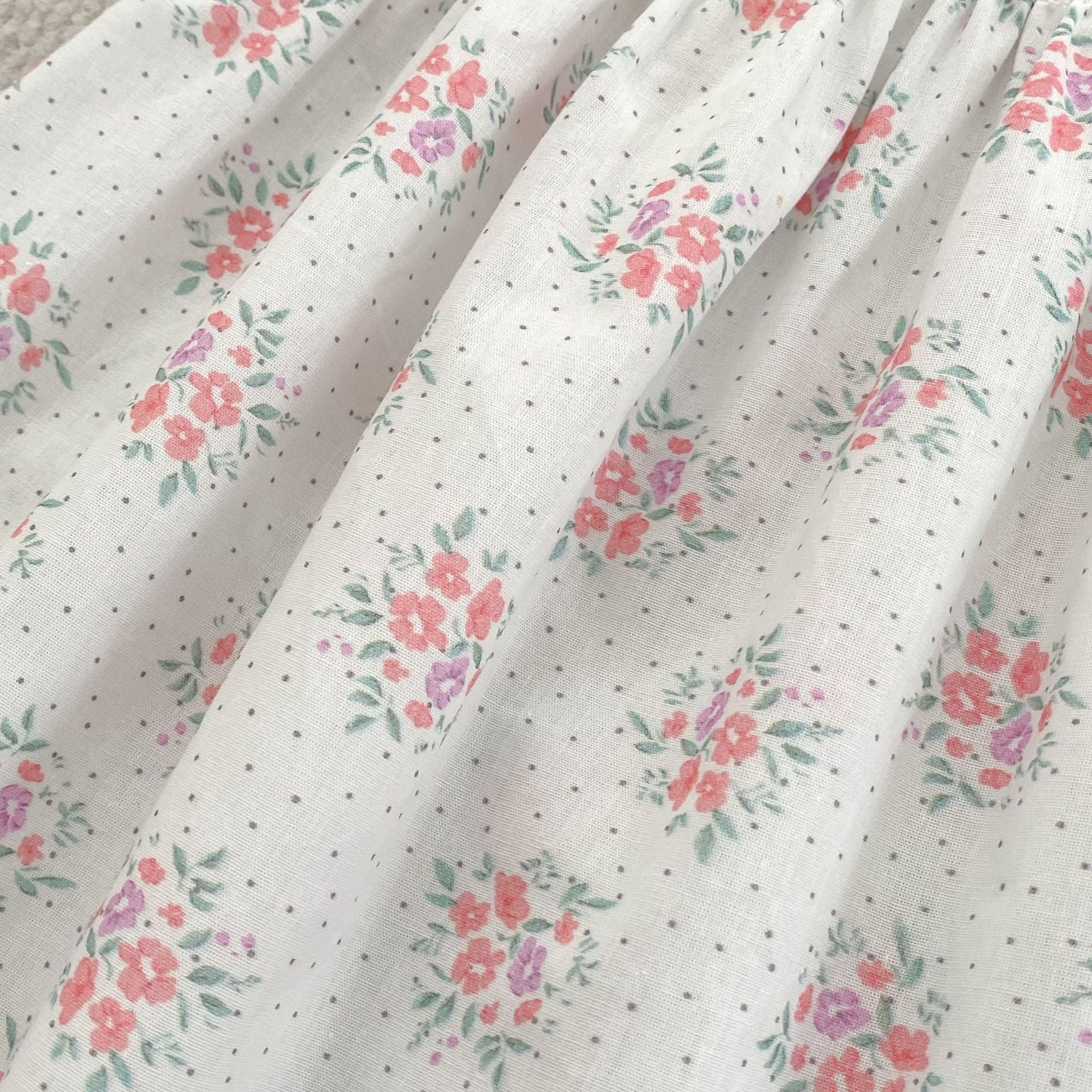 （Pre Order 2 Weeks）Sisters Floral Print Smocked Dress&Romper