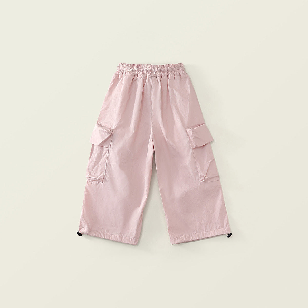 （In Production）Girls Spring Multicolored Pocket Cargo Pants