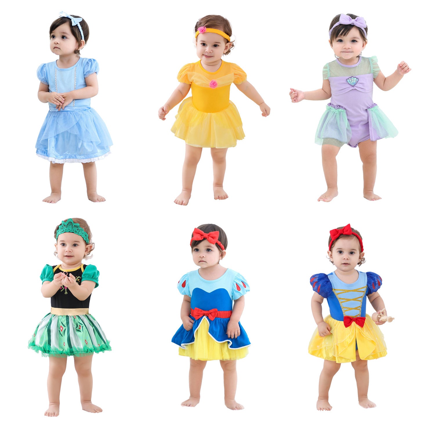 （Pre Order）Toddler Girls Spring&Summer Princess Romper