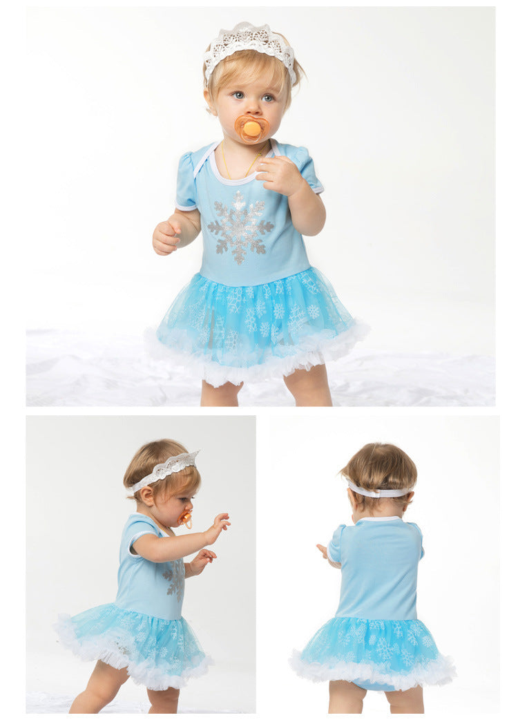 （In Production）Toddler Girls Spring&Summer Princess Bloomer Set