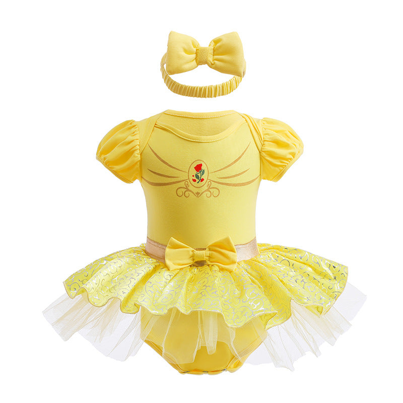 （Pre Order）Baby Girls Princess Romper