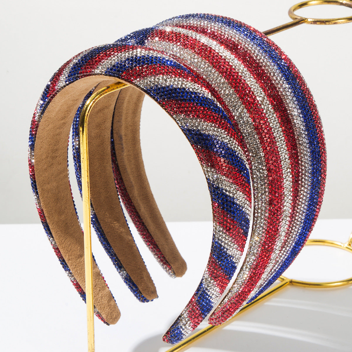 （Pre Order）Patriotic Stylish Rhinestone Headband