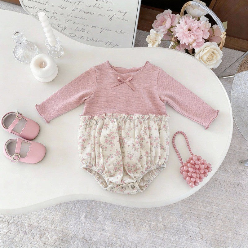 （Pre Order 2 Weeks）Toddler Girls Fall Floral Romper