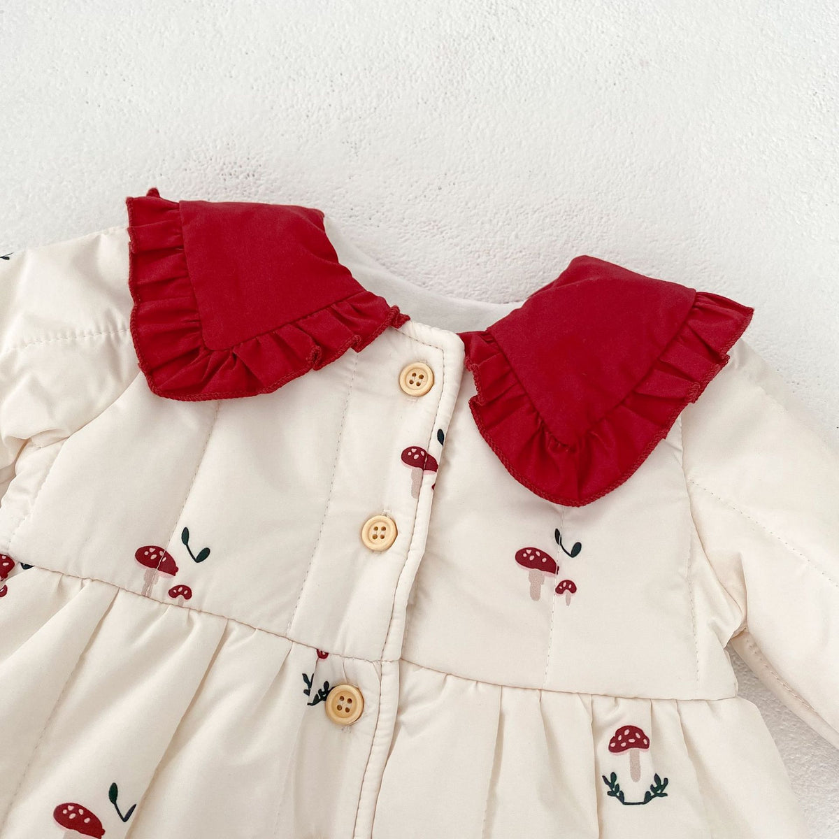 （Pre Order 2 Weeks）Girls Fall&Winter Baby Collar Coat