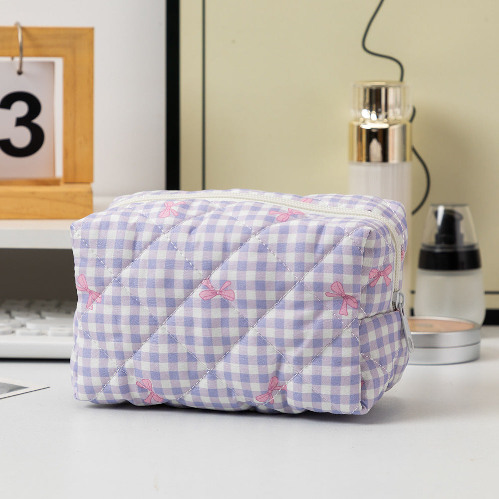 （Pre Order）Personalized Makeup Bag Name Embroidery - Customizable Bag