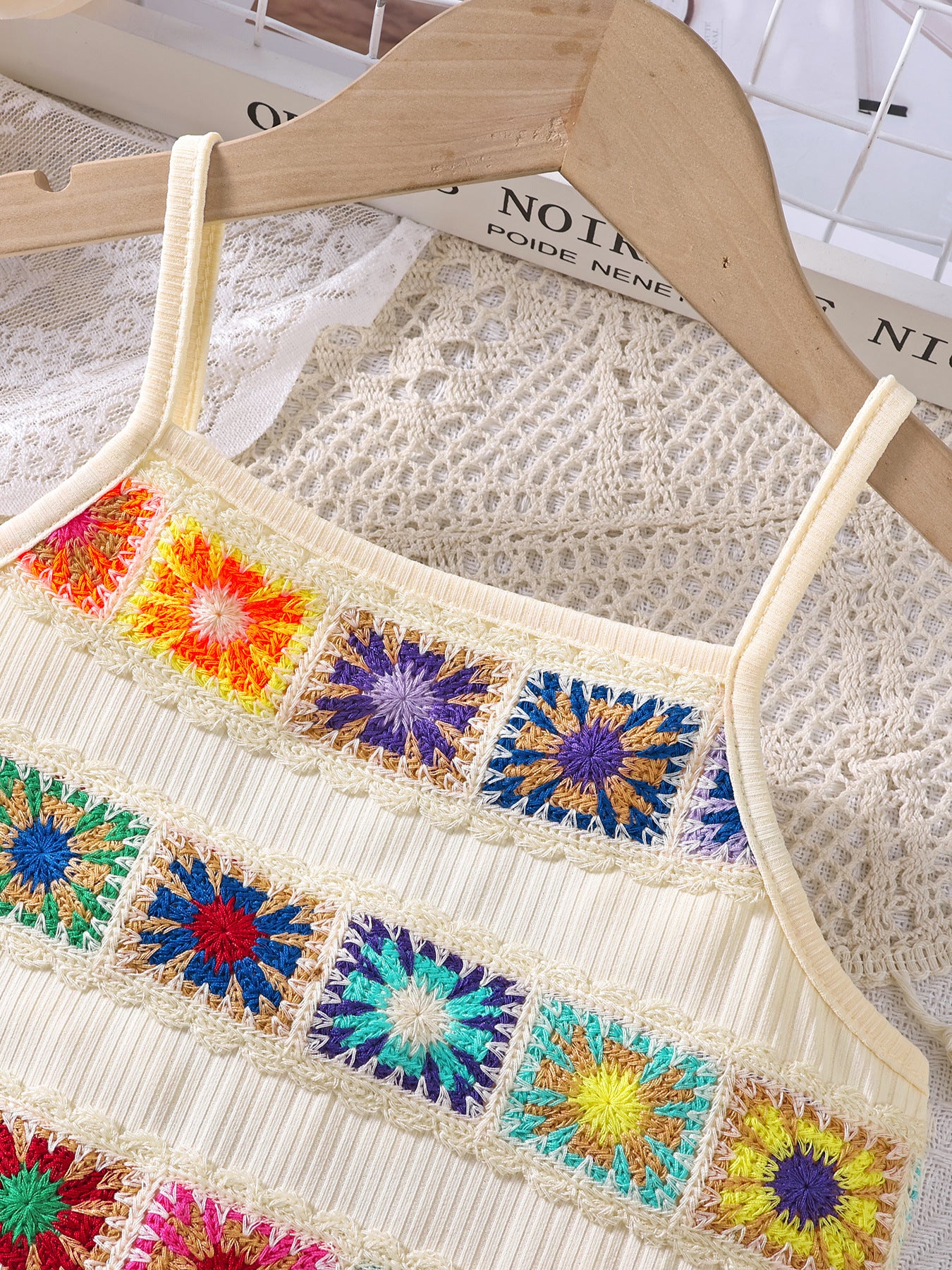 （In Production）Girls Spring&Summer Ethnic Style Embroidery Shorts Set