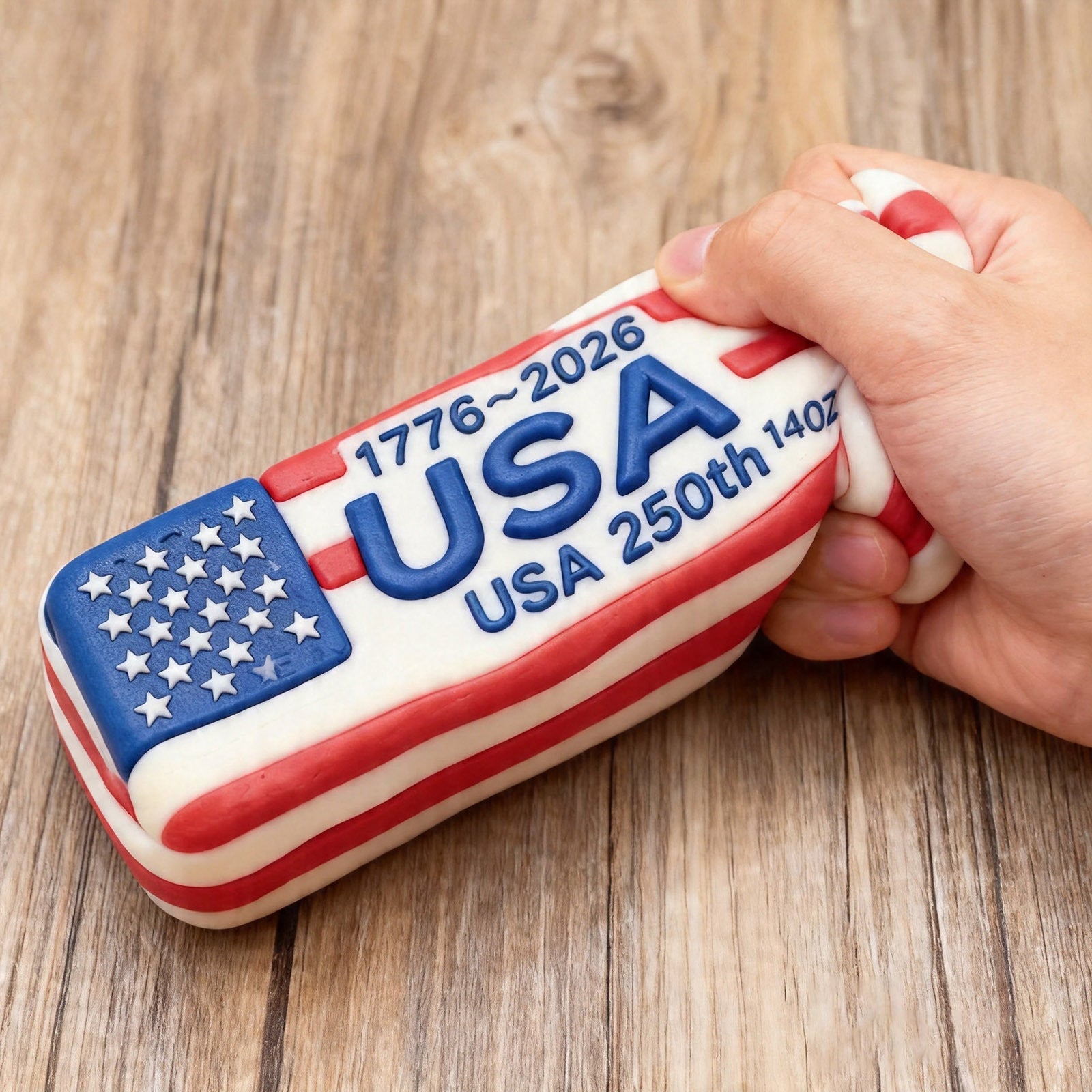 （Pre Order）Squishy Squeeze Patriotic Stick Toy