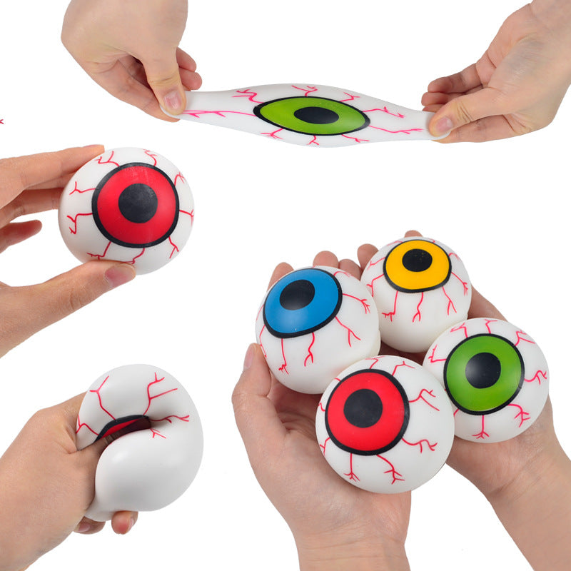 （Pre Order）Squishy Squeeze Halloween Eyeball Toy