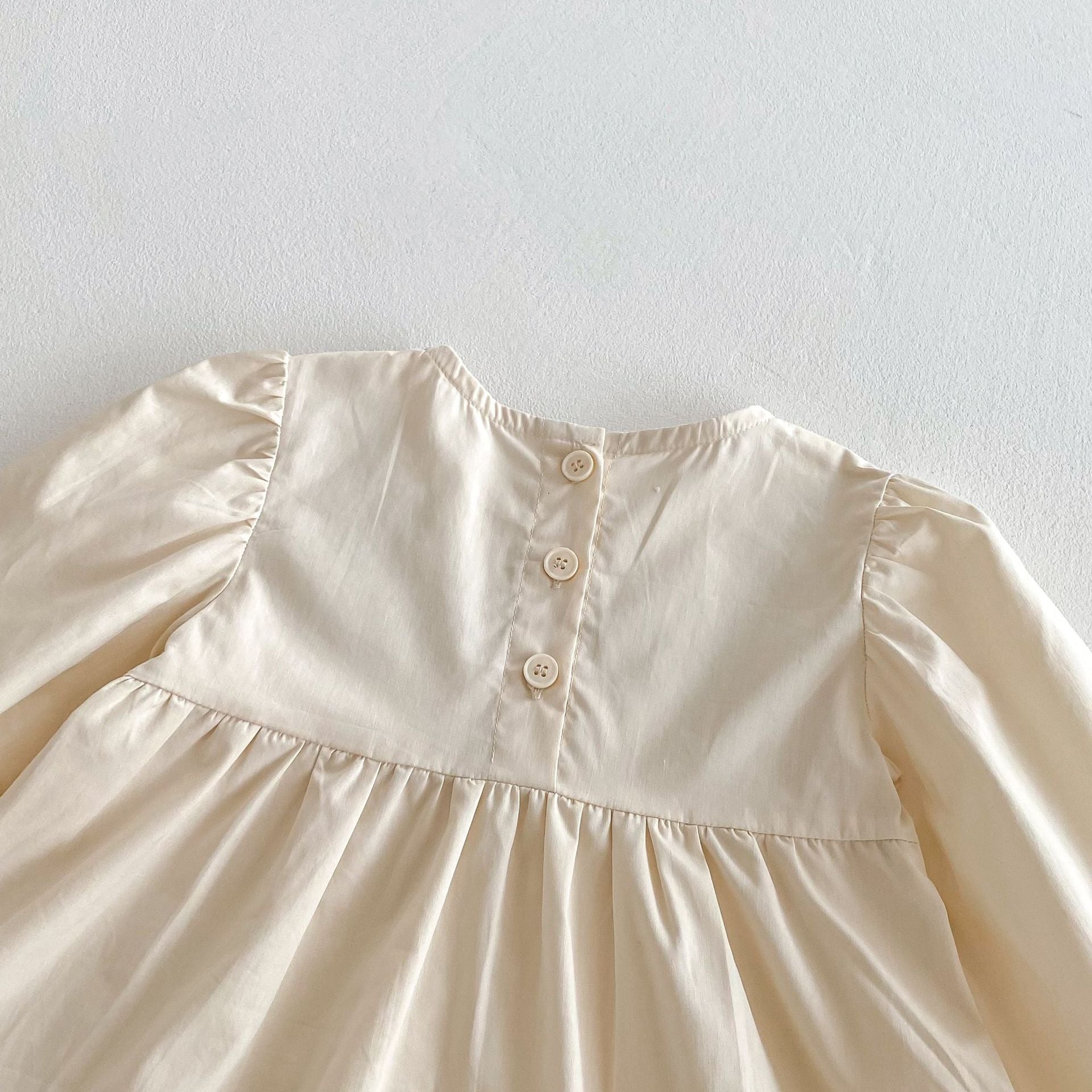 （Pre Order 2 Weeks）Girls Fall Floral Embroidery Dress