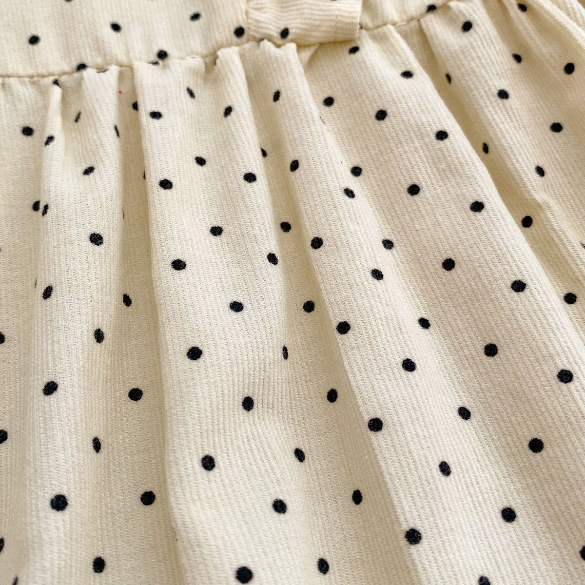 （Pre Order 2 Weeks）Toddler Girls Fall&Spring Dot Print Romper